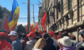 Protest în fața CEC. Blocul Patriotic și-a adus susținătorii - VIDEO