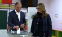 Ion Ceban și-a exercitat dreptul la vot. Acesta a venit la secția de votare împreună cu soția - VIDEO
