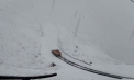 Circulația pe Transfăgărășan, închisă temporar din cauza condițiilor meteo. Stratul de zăpadă depășește 30 de centimetri