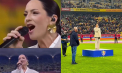 Moment plin de emoție, trăit la meciul amical Moldova-România. Tania Turtureanu a trezit fiori cântând imnul țării noastre - VIDEO
