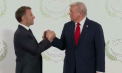 Trump și Macron, moment viral pe rețelele sociale la summitul din Egipt. Gestul care i-a amuzat pe internauți - VIDEO