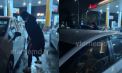 Altercații la o benzinărie din capitală. O femeie ar fi deteriorat mașina unui bărbat. Momentul surprins de martori - VIDEO