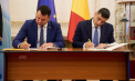 Cu două zile înainte de constituirea Parlamentului, Vasile Costiuc semnează un pact politic la București cu George Simion, liderul AUR interzis în Republica Moldova - VIDEO
