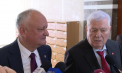 STOP CADRU: Dodon spune că are o colaborare „beton” cu Voronin. Cel din urmă însă, pare că are o altă părere: „Betonul uneori mai crapă” - VIDEO 