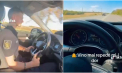 Un tânăr în uniforma Poliției, surprins conducând cu viteză excesivă: IGP precizează că nu a fost niciodată angajat al instituției – VIDEO