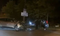 Două mașini au fost avariate după ce s-au lovit la o intersectie din capitală. Imagini de la locul impactului - VIDEO