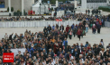 Catedrala Națională din București și-a deschis porțile pentru public: mii de credincioși au așteptat ore întregi pentru a păși în noul lăcaș de cult al României - VIDEO