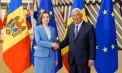 Maia Sandu a ajuns la Bruxelles: Șefa statului a avut o întrevedere cu președintele Consiliului European. Despre ce au discutat - VIDEO