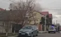 Un magazin cu doua nivele din Comrat a luat foc. Presa locală: O parte a orașului a rămas fără electricitate - VIDEO
