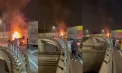 Un milionar rus a ars de viu în propriul automobil: bolidul de lux s-a izbit de un parapet pe o stradă din Moscova și a luat foc instantaneu - VIDEO