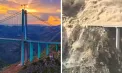 S-a prăbușit cel mai înalt pod din lume: Chinezii se lăudau că l-au construit în doar 3 ani și acum este praf și pulbere - VIDEO
