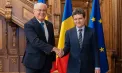 Premierul, în prima sa vizită oficială la București unde s-a întâlnit cu președintele României. Ce mesaj a postat Alexandru Munteanu