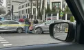 Două mașini s-au ciocnit, pe o stradă din capitală. Cum s-a întâmplat totul - VIDEO