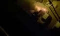 O mașină a luat foc pe o stradă din capitală. Momentul în care automobilul arde ca o torță - surprins de martori - VIDEO