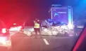 Accident grav la Congaz. Trei persoane au ajuns la spital, după ce două mașini și un tractor cu remorcă s-au ciocnit violent - VIDEO