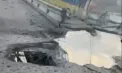Podul din apropierea satului Palanca a fost grav avariat în urma atacului cu drone. Primele imagini cu pagubele, surprinse de martori - VIDEO