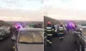 Accident cu 11 mașini în România. Planul Roșu de intervenție a fost dezactivat, 32 de persoane implicate
