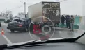 Accident groaznic pe șoseaua Bălți-Edineț. Un automobil, transformat într-un boț de fiare după ce a intrat într-un TIR - VIDEO