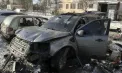 Mașina unui soldat ucrainean a explodat când acesta i-a deschis portbagajul în Kiev - VIDEO