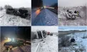Vremea nefavorabilă a provocat accidente: mai multe mașini s-au răsturnat sau au derapat pe traseele naționale din cauza ninsorilor și a ghețușului – FOTO
