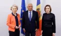 Maia Sandu a anunțat că Moldova este gata să facă următorul pas spre aderarea la Uniunea Europeană în cadrul întâlnirilor cu Ursula von der Leyen și Antonio Costa la Nicosia - VIDEO