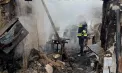 Detalii despre incendiul de la Ulmu: O casă a ars în totalitate. Pompierii au stins flăcările cu ajutorul localnicilor pentru că nicio autospecială nu a reușit să ajungă din cauza ghețușului - FOTO