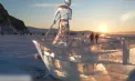 Spectacol de artă efemeră pe malul lacului Baikal: festival internațional transformă gheața în sculpturi impresionante de poveste - VIDEO