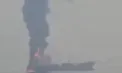 Tanc petrolier atacat în strâmtoarea Hormuz din Golful Persic - VIDEO