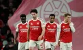 Arsenal visează tot mai mult la primul titlu din Premier League după 22 de ani, recâștigând avansul de cinci puncte asupra lui Manchester City printr-o victorie muncită în fața rivalei Chelsea - VIDEO