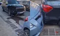 Trei dintr-o lovitură. Accident violent pe o stradă din capitală - VIDEO 