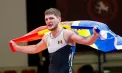 Vitalie Eriomenco a reușit o performanță excepțională și a devenit al doilea an consecutiv campion european Under 23 la lupte greco-romane - VIDEO