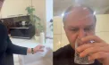 Gestul lui Ion Ceban pentru a liniști locuitorii din Chișinău: a băut apă direct de la robinet în propria bucătărie - VIDEO