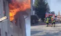 Incendiu la gara feroviară din Ocnița: Au intervenit trei echipaje de pompieri - VIDEO