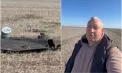 „Cadou de la Putin”: mărturiile fermierului pe al cărui teren a căzut drona de la Tudora. Fără să conștientizeze pericolul, acesta s-a apropiat de ea și a atins unele componente – VIDEO