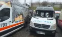 Incendiu în capitală: Un microbuz și patru autospeciale de ambulanță au luat foc. Poliția vine cu detalii și anunță cauza preliminară - VIDEO