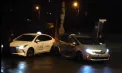 Trei mașini au fost grav avariate după ce s-au lovit la o intersecție din capitală. Imagini surprinse de martori - VIDEO