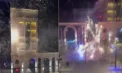 Noapte infernală pentru turci la Priștina: Hotelul unde era cazată naționala Turciei, atacat cu artificii înaintea barajului pentru Cupa Mondială - VIDEO