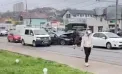 Carambol pe o stradă din Chișinău. Mai multe mașini s-au lovit în lanț: un copil, transportat la spital - VIDEO