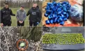 210 pachete de hașiș, în valoare de peste 100.000 de lei, ridicate de polițiști la domiciliul unui bărbat din Comrat. Acesta a fost prins în flagrant în timp ce ascundea droguri - VIDEO
