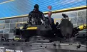 Apariție de senzație: Derek Chisora a venit la conferința de presă într-un tanc înaintea duelului cu Deontay Wilder - VIDEO