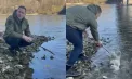 Ministrul Mediului - experiment pe râul Nistru în care arată cum nivelul apei poate cauza pete de petrol. Ce arată analizele de laborator - VIDEO