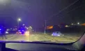 Accident grav la Băcioi: o șoferiță băută a intrat pe contrasens și a provocat o coliziune frontală. Un tânăr a ajuns la spital - FOTO
