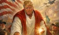 Fotografia lui Trump generată cu inteligență artificială a stârnit furie și confuzie între susținătorii săi: a apărut în ipostaza lui Isus Hristos - VIDEO