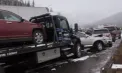 Accident în lanț de proporții pe o autostradă alunecoasă din Colorado: zeci de mașini avariate și 19 persoane spitalizate - VIDEO