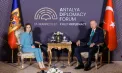 Maia Sandu, întrevedere cu Recep Tayyip Erdoğan la Forumul Diplomatic de la Antalya. Despre ce au vorbit oficialii - FOTO
