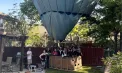 Incident neobișnuit în California: un balon cu aer cald și 13 pasageri a aterizat în curtea unui localnic - VIDEO