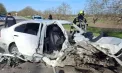 Accident tragic la Briceni. Un șofer a murit, după ce s-a izbit puternic de un copac. Ce spune poliția - VIDEO