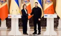 Maia Sandu, la Kiev: „UE ar trebui să aducă aceeași unitate în procesul de extindere și să deschidă oficial negocierile cu Moldova și Ucraina fără întârziere” - FOTO