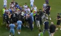 Imagini șocante în Spania. Derby-ul dintre Huesca și Zaragoza, câștigat de gazde cu 1 la 0, s-a terminat cu o bătaie pe teren - VIDEO
