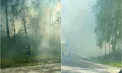 Incendiu de vegetație în apropierea Aeroportului Internațional „Eugen Doga”. Trei echipaje de pompieri au intervenit – VIDEO